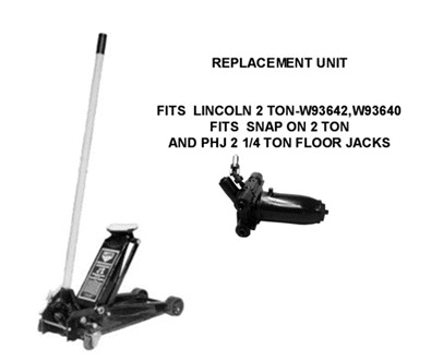 Walker 2  1/4 Ton Heavy Duty Floor Jack-replacement unit  priced separately